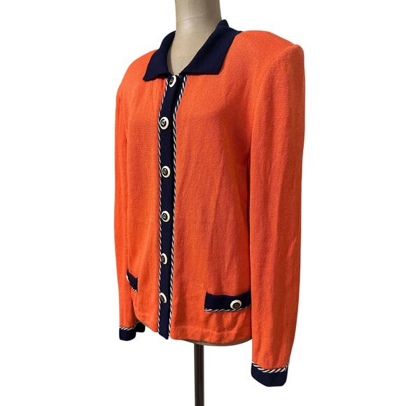 St. John Cardigan Sweater Vintage Button Front - Picture 4 of 7
